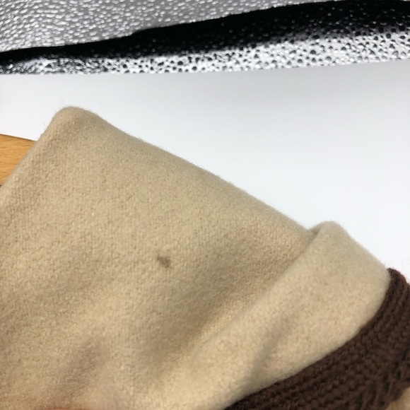 Vintage Saint Laurent Rive Gauche Tan drape Cape oversized hood 1970s Moroccan - Picture 12 of 16